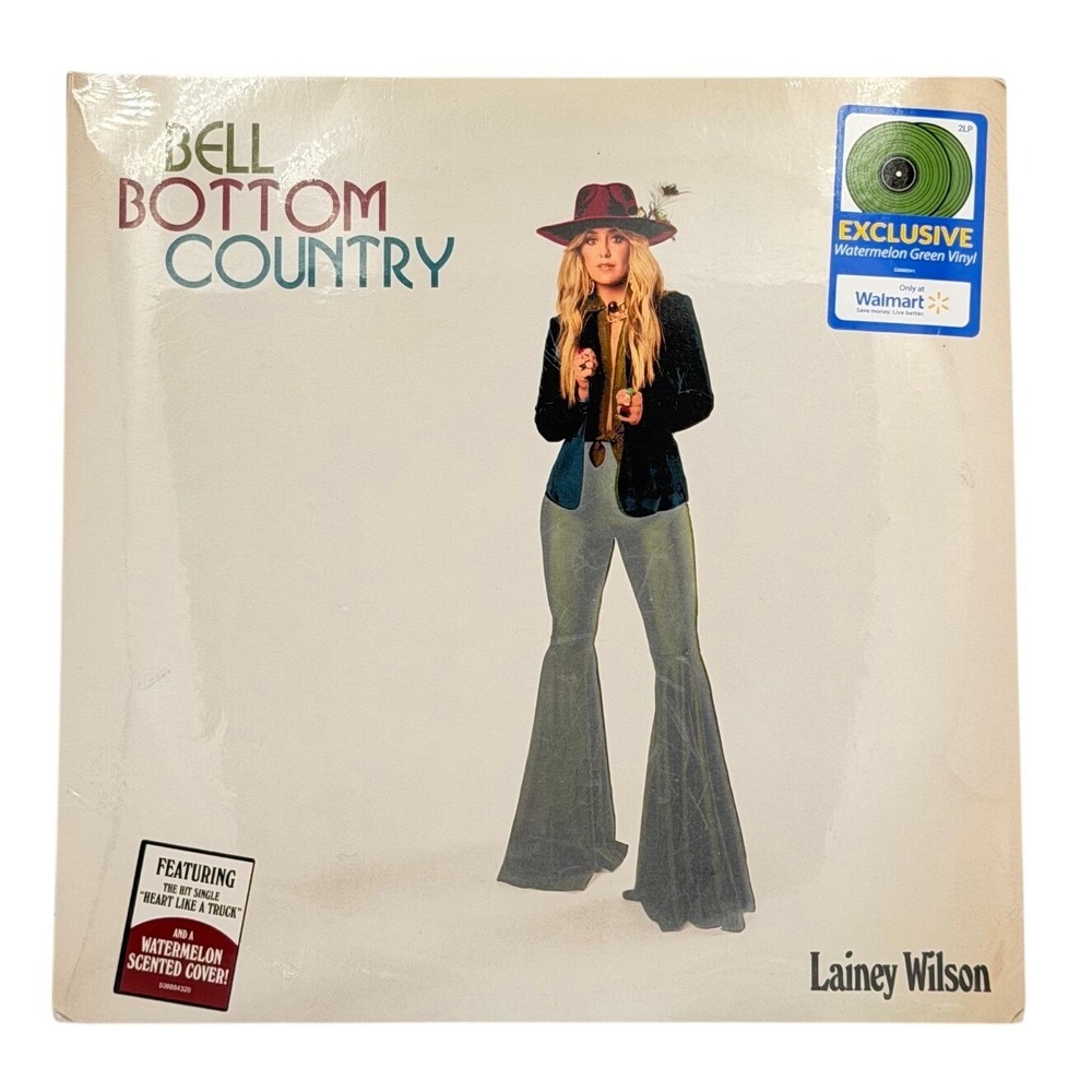 Lainey Wilson Bell Bottom Country 2LP Vinyl Walmart Exclusive Green Sealed